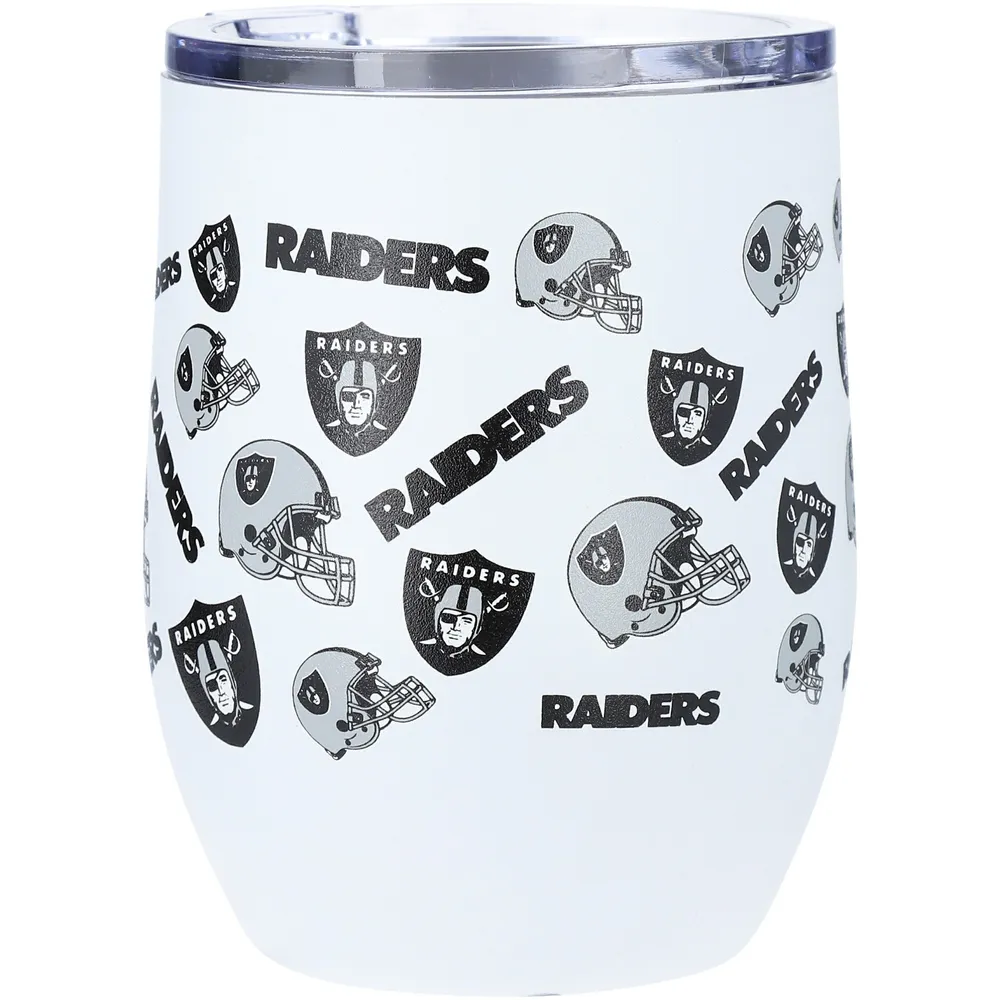 Logo Brands Las Vegas Raiders 16 Oz Game Day Stainless Curved Tumbler