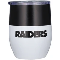 Raiders de Las Vegas 16 oz. Gobelet incurvé en acier inoxydable Colorblock