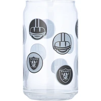 Las Vegas Raiders 16oz. Smiley Can Glass