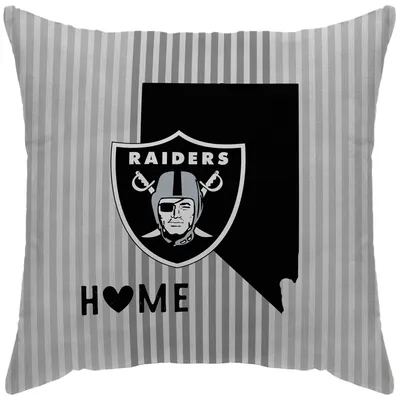 NFL Las Vegas Raiders Helmet Logo Duck Cloth Decorative Pillow Cover