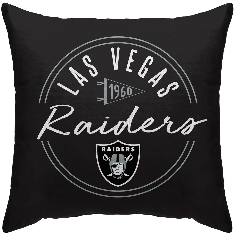 Lids Las Vegas Raiders 18'' x 18'' Script Circle Duck Cloth Décor Pillow  Cover