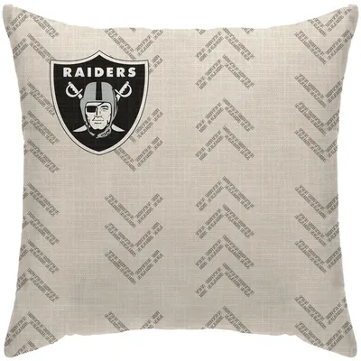 Lids Las Vegas Raiders 18'' x 18'' Cross Arrow Decorative Throw Pillow