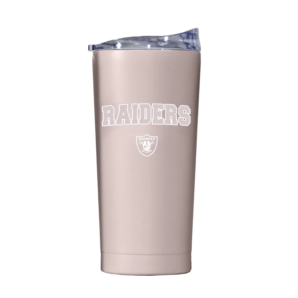 Las Vegas Raiders Football inspired 20oz stainless steel drink tumbler