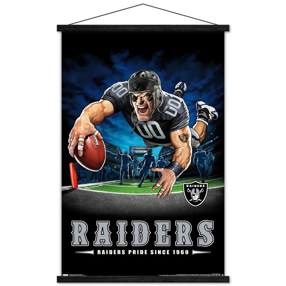 Las Vegas Raiders 22.4'' x 34'' Magnetic Framed Logo Poster