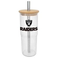 Las Vegas Raiders 24oz. Glass Tumbler