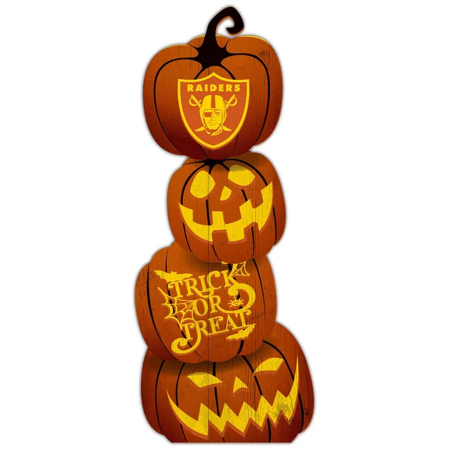 Las Vegas Raiders 12'' Pumpkin Sign