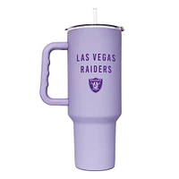 Las Vegas Raiders 40oz. Lavender Soft Touch Tumbler