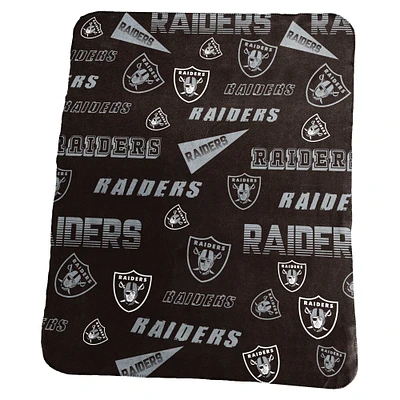 Couverture polaire classique Las Vegas Raiders 50" x 60"