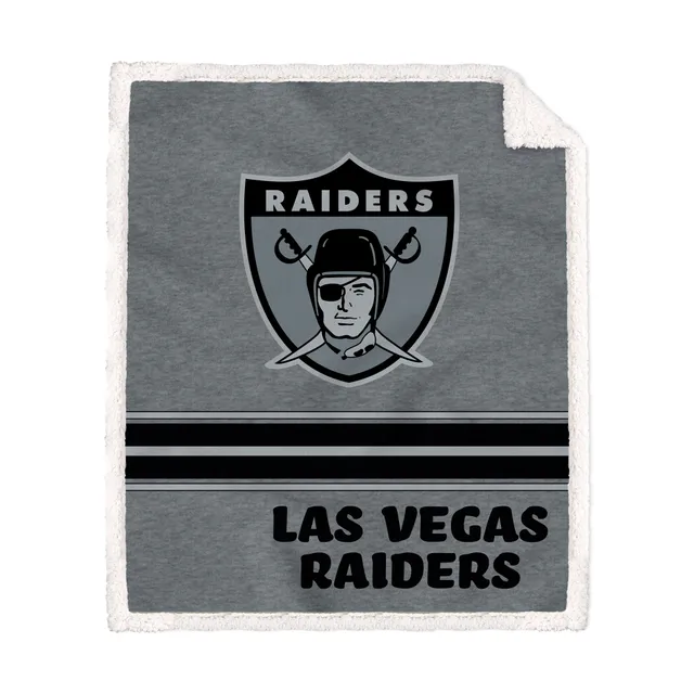 Las Vegas Raiders 50'' x 60'' Buffalo Check Frosty Fleece Blanket