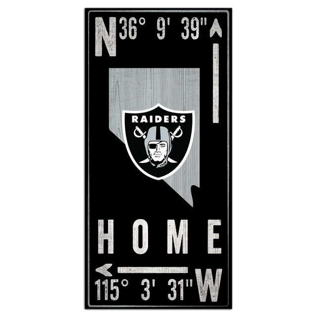 Lids Las Vegas Raiders 12 Logo State Sign