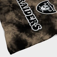 Couverture sherpa en flanelle tie-dye Las Vegas Raiders 60'' x 70''