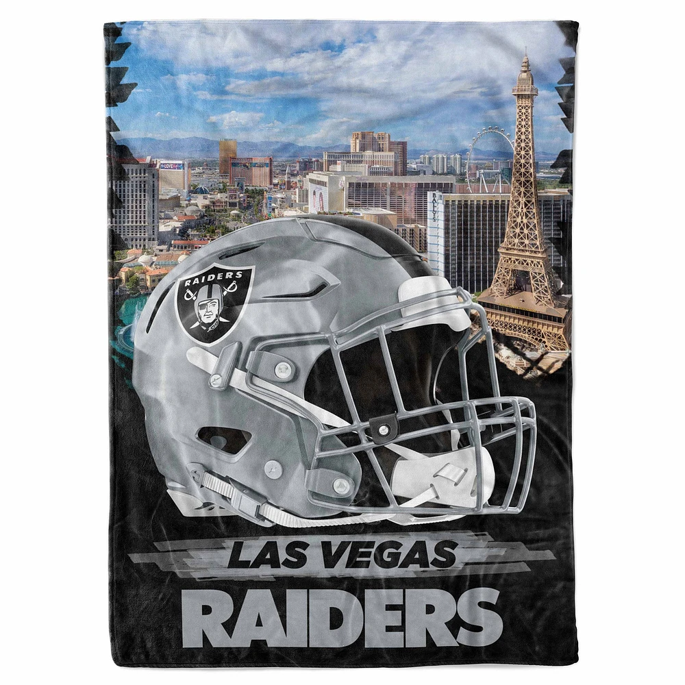 Couverture de croquis de la ville des Raiders de Las Vegas 66" x 90"