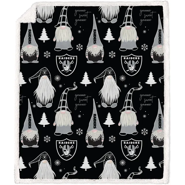 Las Vegas Raiders 50'' x 60'' Buffalo Check Frosty Fleece Blanket