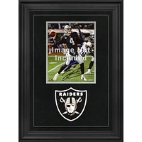 Cadre photo vertical de luxe 8'' x 10'' Las Vegas Raiders avec logo de l'équipe