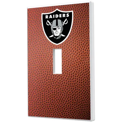 Las Vegas Raiders Football Design Single Toggle Light Switch Plate