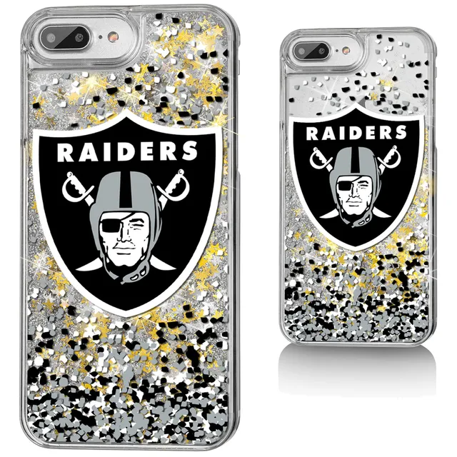 Las Vegas Raiders iPhone Paisley Design Glitter Case