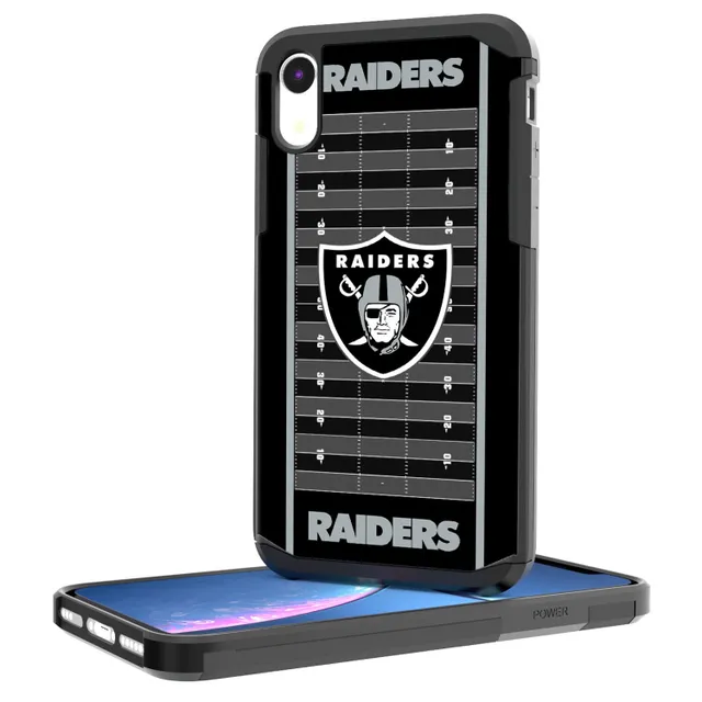 Fanatics Las Vegas Raiders iPhone Plaid Design Glitter Case