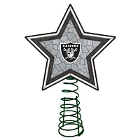 Las Vegas Raiders Mosaic Tree Topper