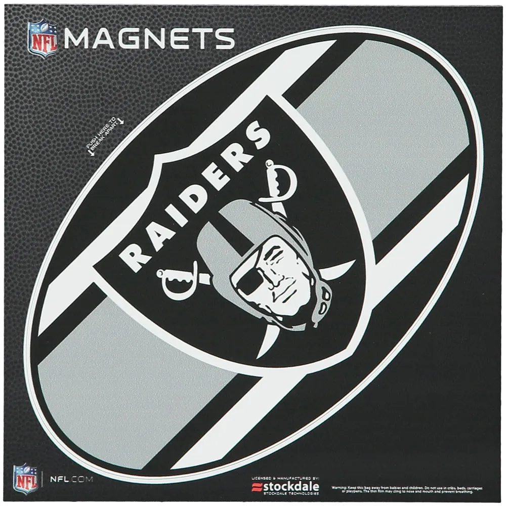 Chicago Bears Stripe 6 x 6 Oval Full Color Magnet