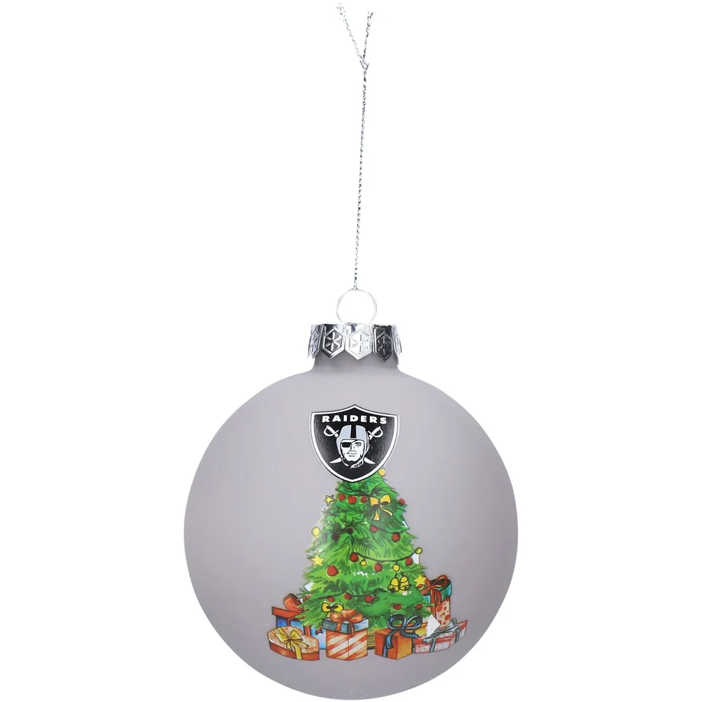 Lids Las Vegas Raiders Tree Frosted Ball Ornament