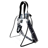 Loungefly Las Vegas Raiders Clear Convertible Backpack & Tote Bag