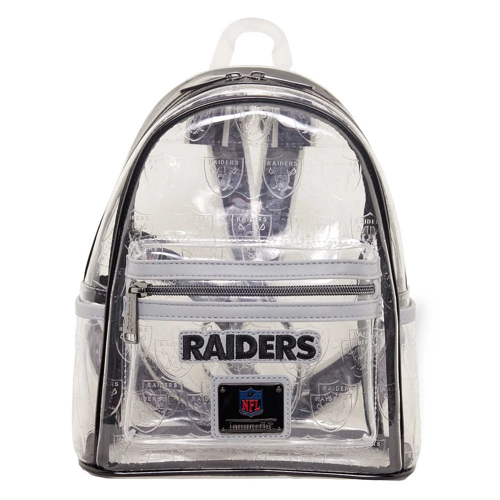 Loungefly Las Vegas Raiders Clear Mini Backpack