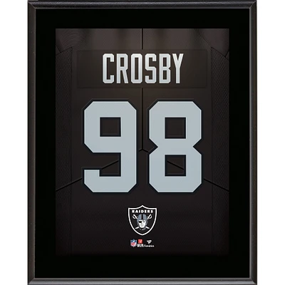 Maxx Crosby Las Vegas Raiders 10.5" x 13" Jersey Number Sublimated Player Plaque