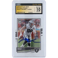 V106832 Raid Maxx Crosby Las Vegas Raiders Autographié 2020 Panini Donruss Optic #53 CGC Fanatics Witnessed Authenticated 10/10 Card 98 Maxx Crosby AUT PAA TRADING CARDS 45642 AUTTRC CA01F06806 #5