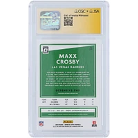 V106832 Raid Maxx Crosby Las Vegas Raiders Autographié 2020 Panini Donruss Optic #53 CGC Fanatics Witnessed Authentifié 9/10 Carte 98 Maxx Crosby AUT PAA TRADING CARDS 45642 AUTTRC CA01F06807 #6