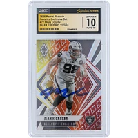 V106832 Raid Maxx Crosby Las Vegas Raiders Autographié 2020 Panini Phoenix Fanatics Exclusive Set #77 CGC Fanatics Witnessed Authenticated 10/10 Card 98 Maxx Crosby AUT PAA TRADING CARDS 45642 AUTTRC CA01F06804 #3
