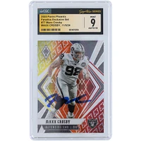 V106832 Raid Maxx Crosby Las Vegas Raiders Autographié 2020 Panini Phoenix Fanatics Exclusive Set #77 CGC Fanatics Witnessed Authenticated 9/10 Card 98 Maxx Crosby AUT PAA TRADING CARDS 45642 AUTTRC CA01F06805 #4