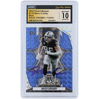 V106832 Raid Maxx Crosby Las Vegas Raiders Autographié 2022 Panini Mosaic Bleu #119 #/99 CGC Fanatics Witnessed Authentifié 10/10 Carte 98 Maxx Crosby AUT PAA CARTES À ÉCHANGER 45642 AUTTRC CA01F06821 #20