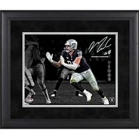 Maxx Crosby Las Vegas Raiders Facsimile Signature Framed 11'' x 14'' Spotlight Photograph