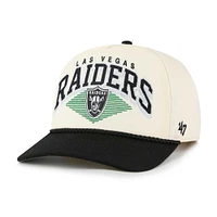 Casquette ajustable en corde Pomona pour homme '47 Cream Las Vegas Raiders
