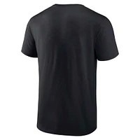 Men's Fanatics  Black Las Vegas Raiders Power Stripe T-Shirt
