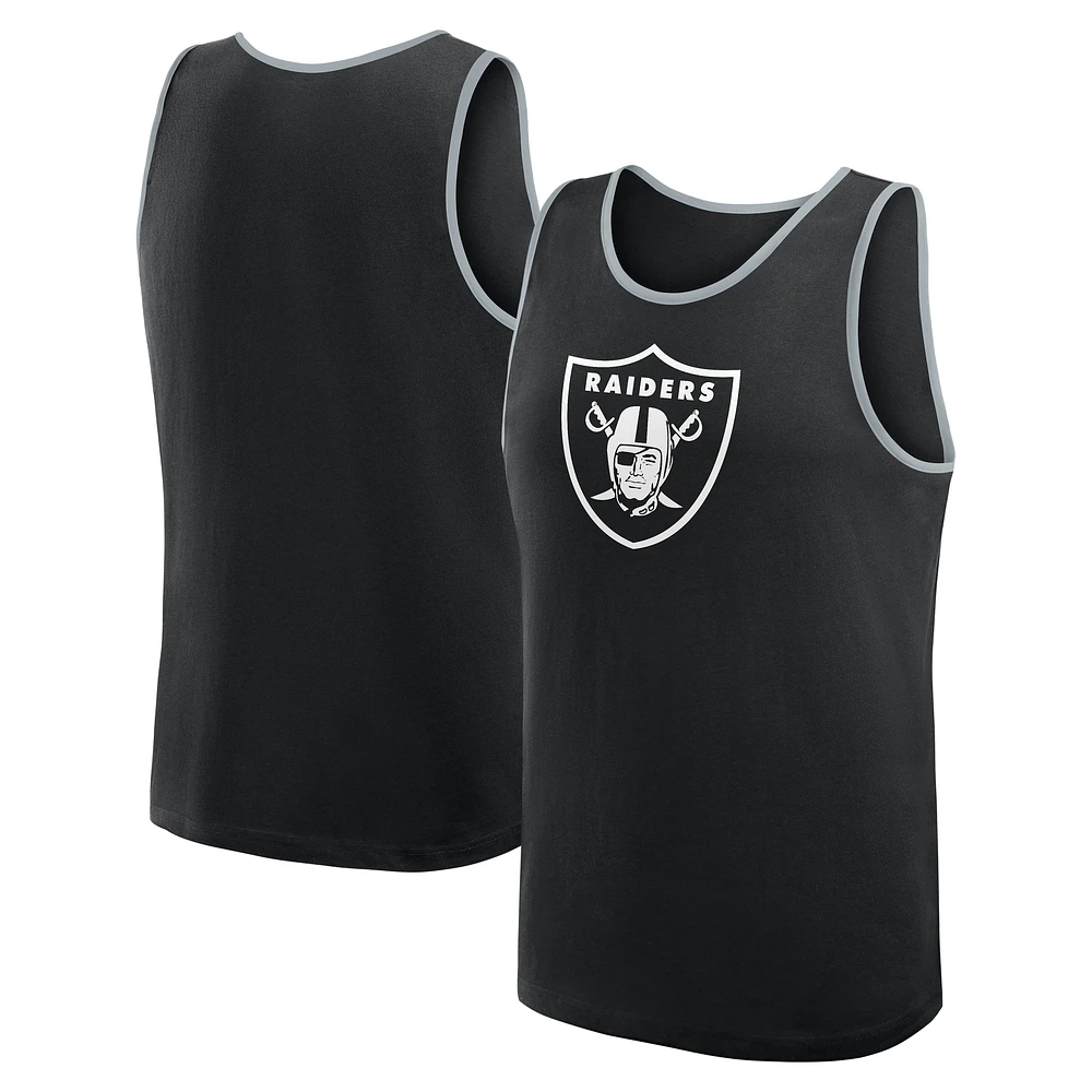Men's Fanatics  Black Las Vegas Raiders Unmatched Success Tank Top