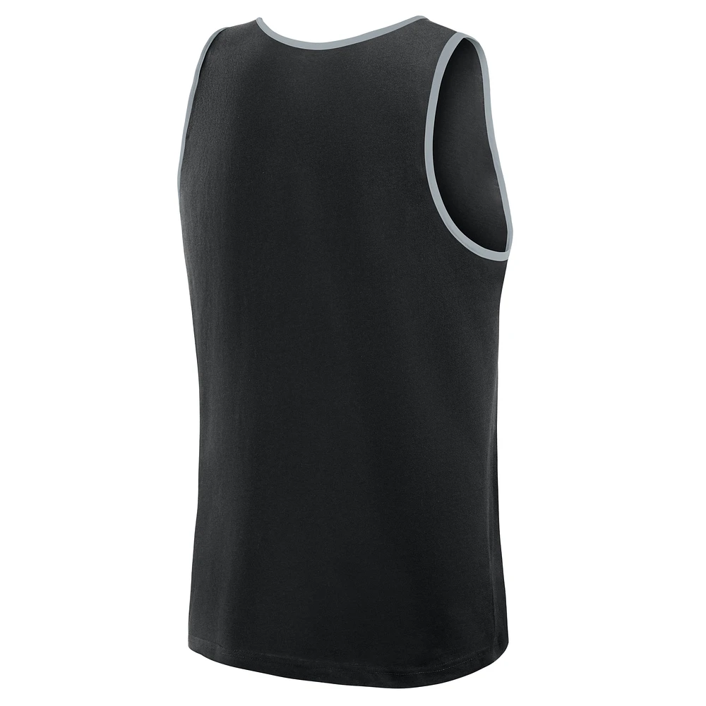 Men's Fanatics  Black Las Vegas Raiders Unmatched Success Tank Top