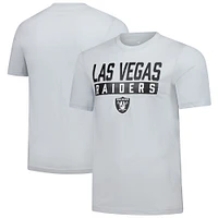 T-shirt gris fanatiques pour hommes des Las Vegas Raiders