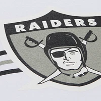 Men's Mitchell & Ness Bo Jackson White Las Vegas Raiders Name Number Team Origins Vintage Logo T-Shirt