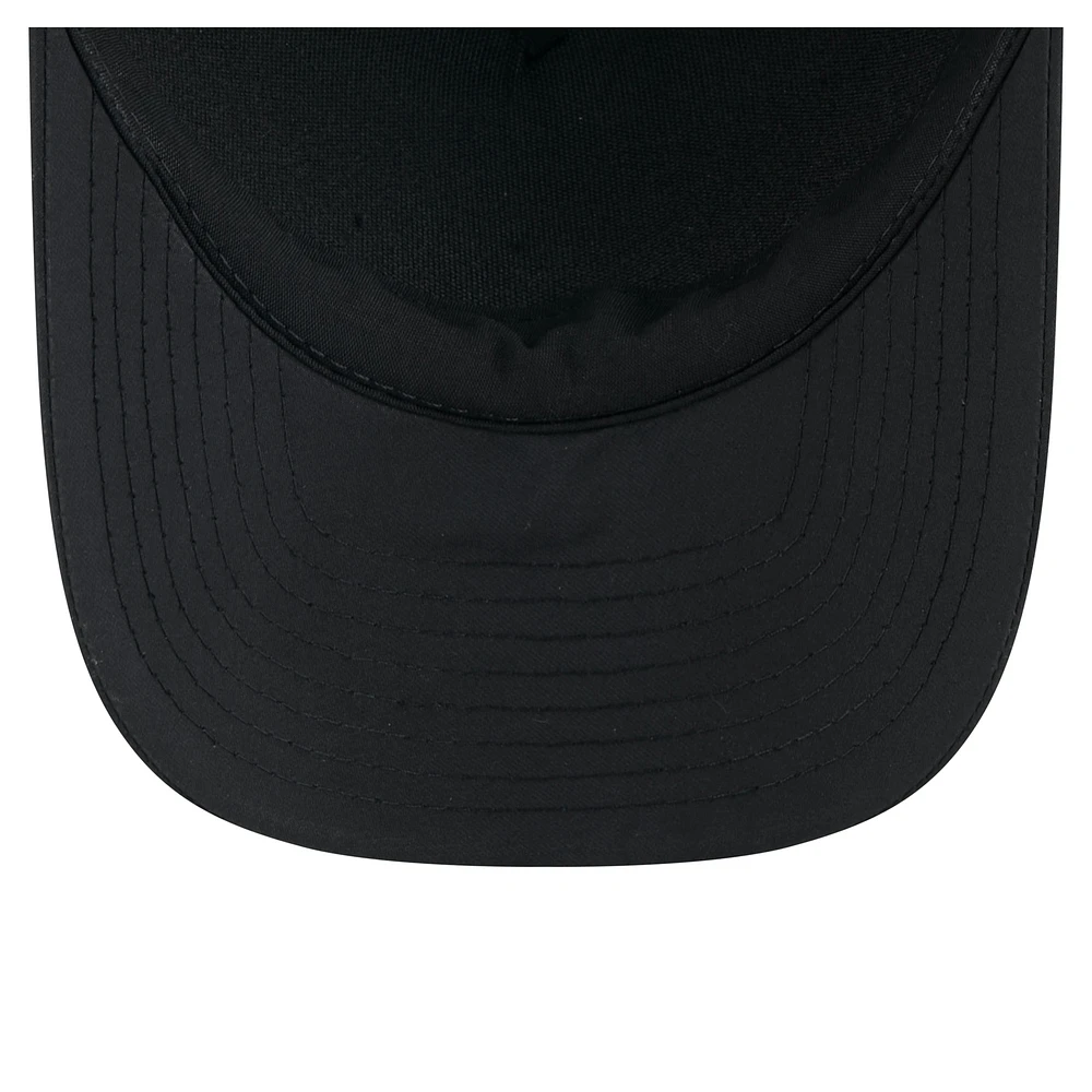 Men's New Era  Black Las Vegas Raiders Active Minimalist M-Crown A-Frame 9FORTY Adjustable Hat