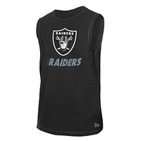 Men's New Era  Black Las Vegas Raiders Leisure Collection Tank Top