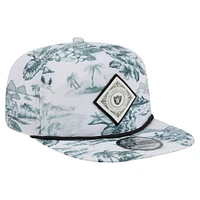 Men's New Era  White Las Vegas Raiders Adventure Golfer Snapback Hat