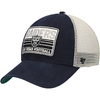 Men's '47 Black/Natural Las Vegas Raiders Four Stroke Clean Up Snapback Hat