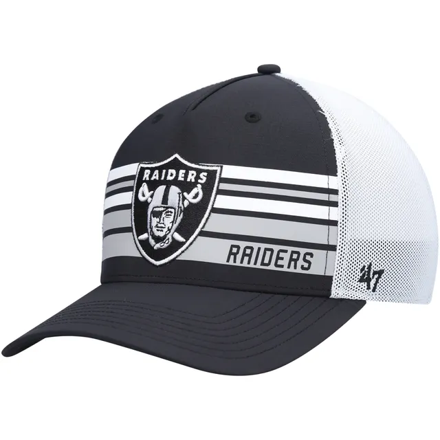 47, Accessories, Las Vegas Raiders 47 Brand Clean Up Snapback Hat Cap  Gray Black Nfl Dad Football