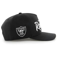 Casquette ajustable décontractée Attitude Hitch '47 Black Las Vegas Raiders pour homme