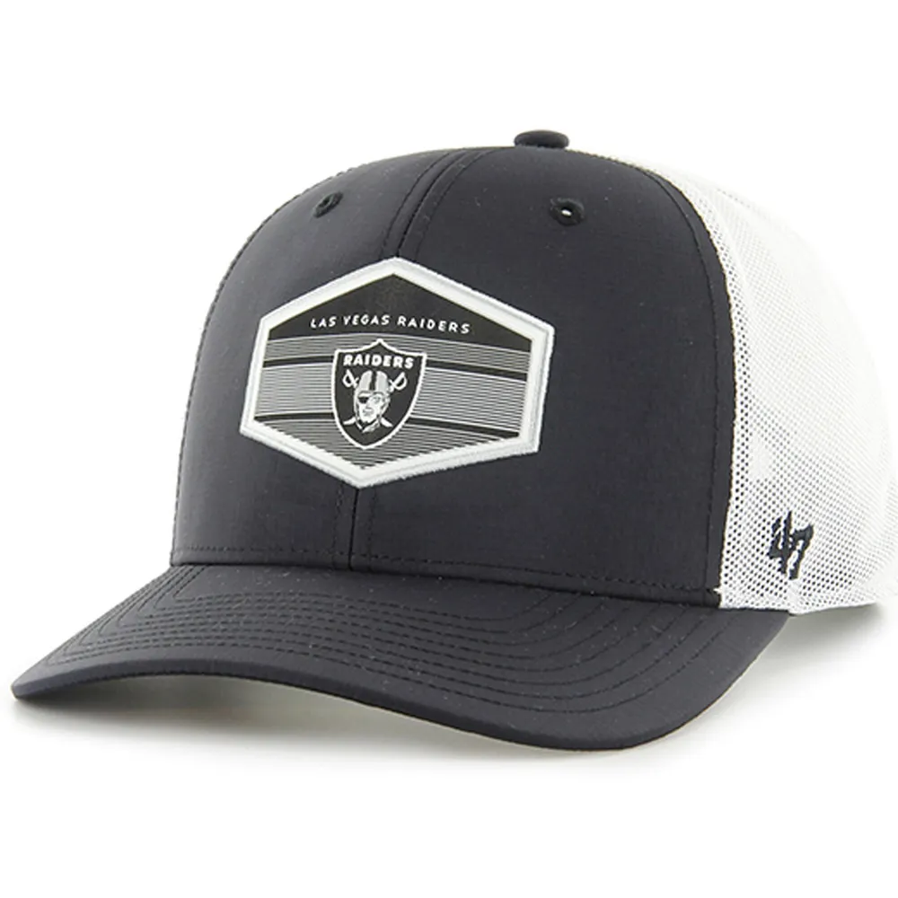 Lids Las Vegas Raiders '47 Burgess Trucker Adjustable Hat - Black