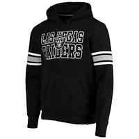 Men's '47 Black Las Vegas Raiders Double Block Pullover Hoodie