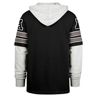 Sweat à capuche noir '47 Las Vegas Raiders Double Header Blitz Cornerback pour homme