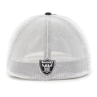 Casquette flexible en cuir noir Las Vegas Raiders '47 pour hommes