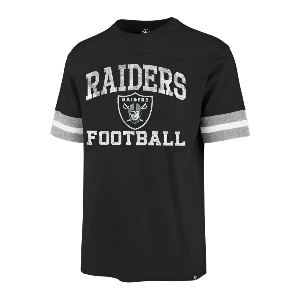 T-shirt d'entraînement des Raiders de Las Vegas 47 noir pour hommes